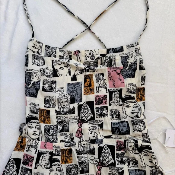 🎀SOLDD🎀 NWT reformation cane comic dress - Picture 3 of 5